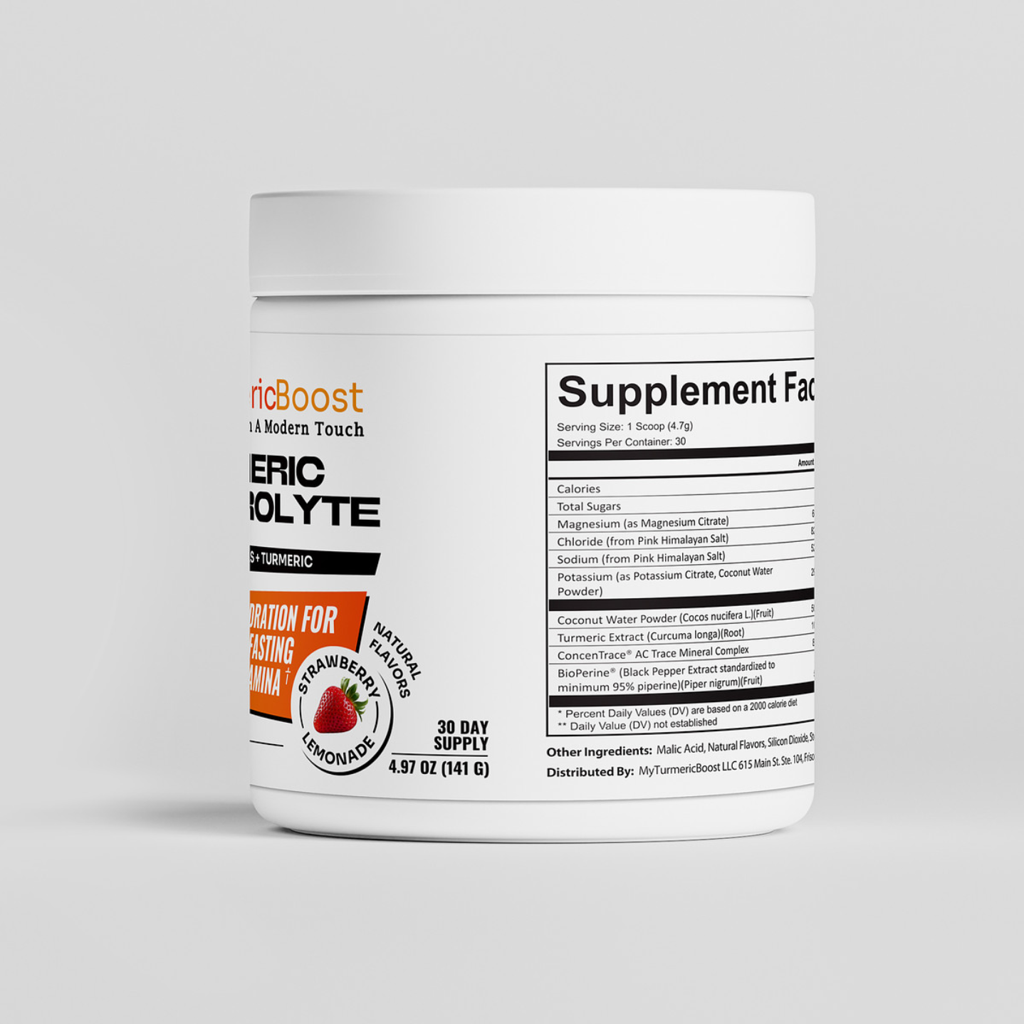 Organic Turmeric Electrolyte Drink